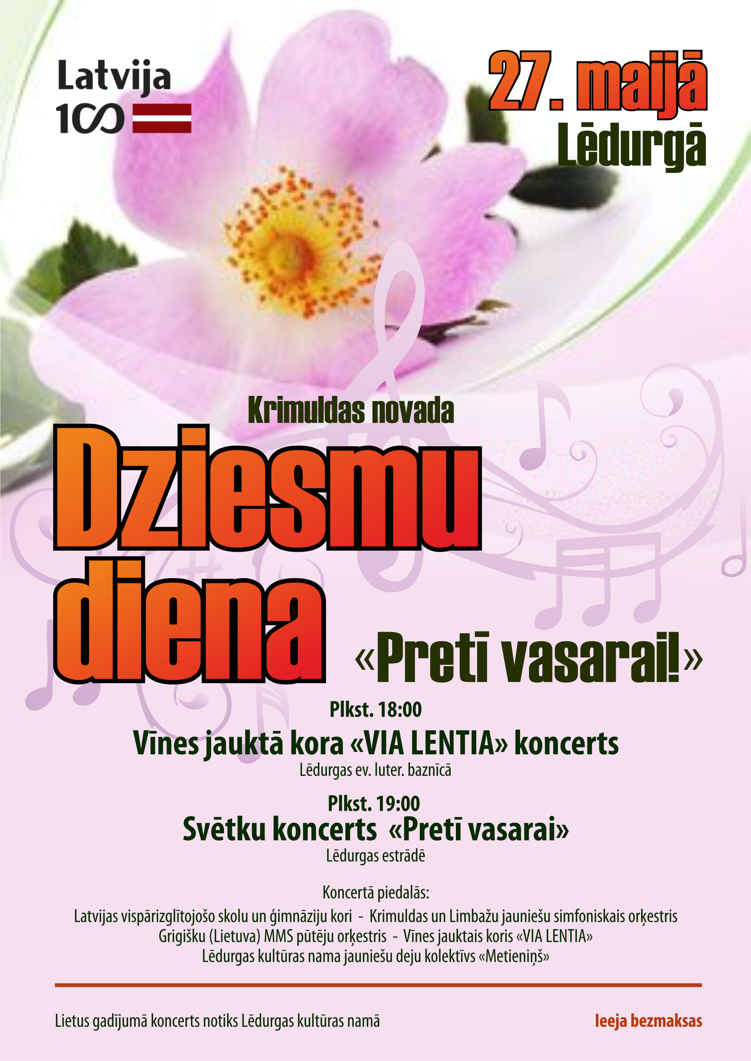 Ledurga_Event_Dziesmu diena afisa_Lettland 2017