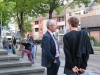 Prof. Lochner & Stani, vor Christuskirche Jülich